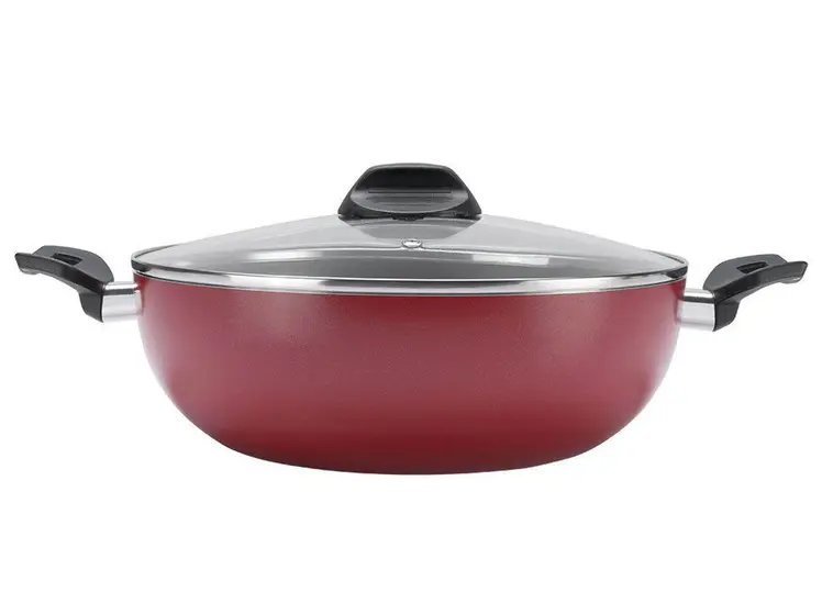 Panela Brinox Wok 4.1l Vermelha 7001/195